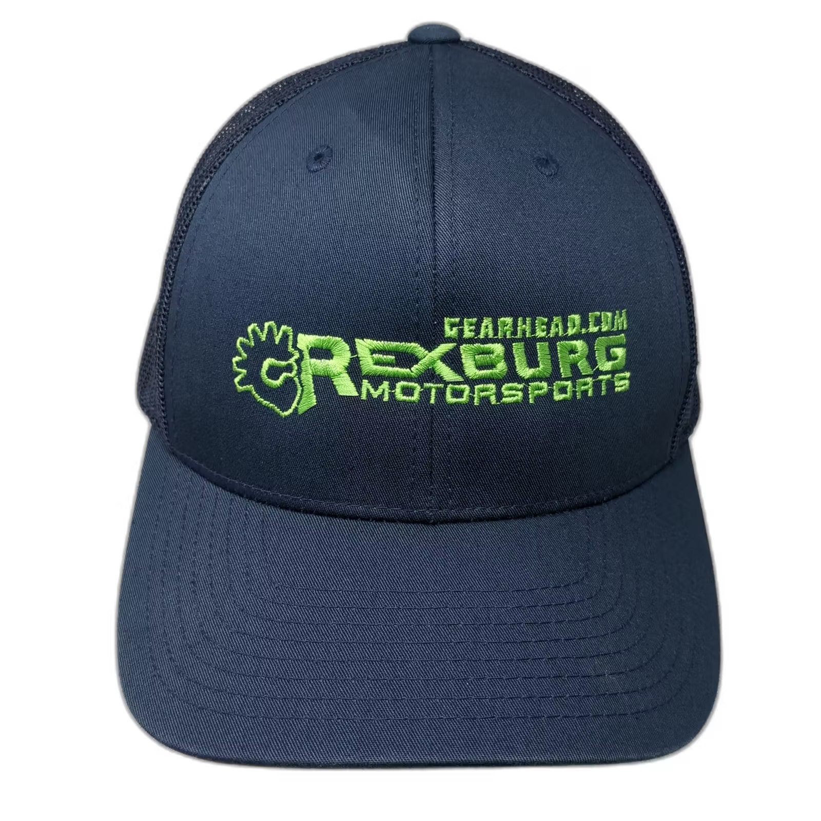 Yupoong Rexburg Motorsports Blue One Size Trucker Hat Adjustable Snapback Mesh